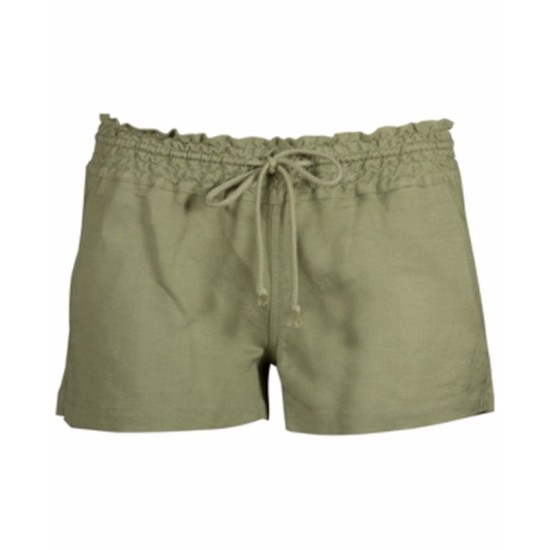  Women’s Coastal Drawstring Shorts, Green, X-Large