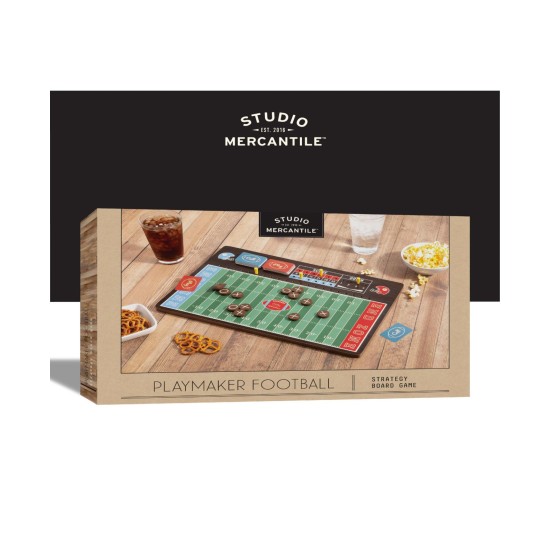  Football Playmaker Strategy Board Game Set, Brown