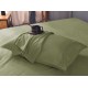 Wrinkle Free Sheet Sets with Deep Pockets & Stain Resistant, 1800 Thread Count Bamboo Based, Sage/Green, California King