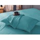  Wrinkle Free Sheet Sets with Deep Pockets & Stain Resistant, 1800 Thread Count Bamboo Based, Teal, California King