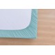  Wrinkle Free Sheet Sets with Deep Pockets & Stain Resistant, 1800 Thread Count Bamboo Based, Aqua, Split King