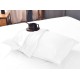  Wrinkle Free Sheet Sets with Deep Pockets & Stain Resistant, 1800 Thread Count Bamboo Based, White, Twin XL