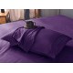  Wrinkle Free Sheet Sets with Deep Pockets & Stain Resistant, 1800 Thread Count Bamboo Based, Purple, Twin XL