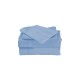  Wrinkle Free Sheet Sets with Deep Pockets & Stain Resistant, 1800 Thread Count Bamboo Based, Light Blue, Queen
