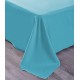  Wrinkle Free Sheet Sets with Deep Pockets & Stain Resistant, 1800 Thread Count Bamboo Based, Aqua, Twin