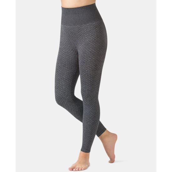 Warner’s Easy Does It Seamless Shaping Leggings, Gray, Small