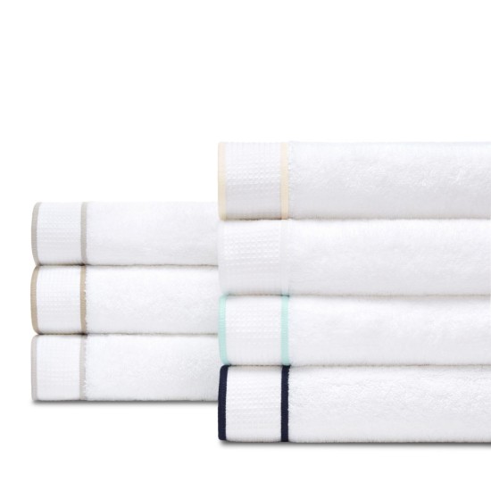 Yves Delorme Flandre Bath Towel, Aqua,  12 x 12
