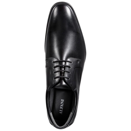  Men s Andrew Plain Toe Derbys Oxford Shoes, 9M, Black