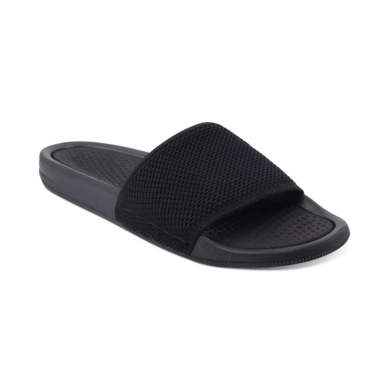  Men’s, Ace, Mesh Slide Sandals, Black, 10.5