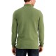  Men's Quarter-Zip Sweaters, Green, X-Large