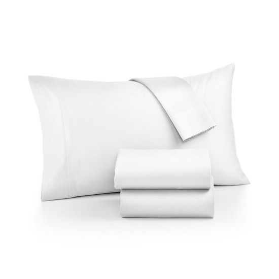  Ultra Cool 700-Thread Count 4-Pc. Sheet Set Bedding, White, King