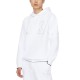  Mens Shine Logo Hooded Sweatshirt White Medium