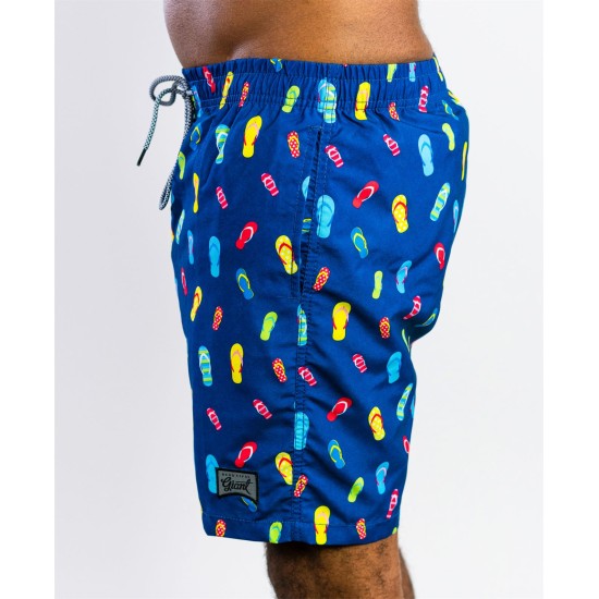 Beautiful Giant Mens Beach Swim Pocketed Board Shorts Print, Medium