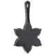  Mini Cast Iron Skillet – Snowflake, Black, 9.5″ L x 5.5″