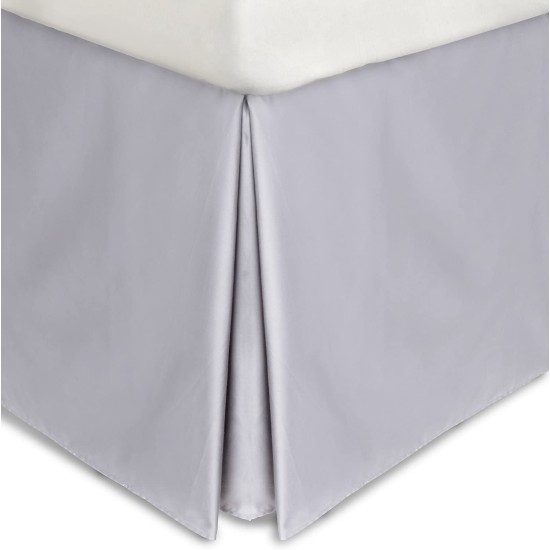  Home Double Row Cord Solid Percale King Bedskirt