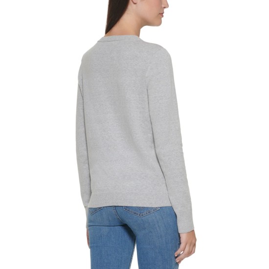  Jeans Monogram Logo Sweater Grey, Small