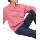  Men’s Relaxed Fit Standard Logo Terry Hoodies, Pink, Large