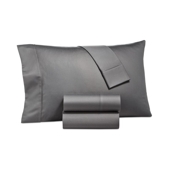 Camden Sateen 1250 2 Standard Pillowcases, Gray, STANDARD