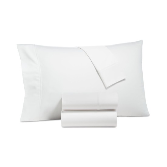 Camden Sateen 1250 2 Standard Pillowcases, White, STANDARD