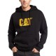 Caterpillar Men’s Hooded Sweatshirt, Black , Medium