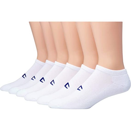  Men’s Double Dry 6-Pair Pack Logo No Show Socks
