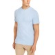  Men’s Solid Crewneck T-Shirt, Light Blue, X-Large