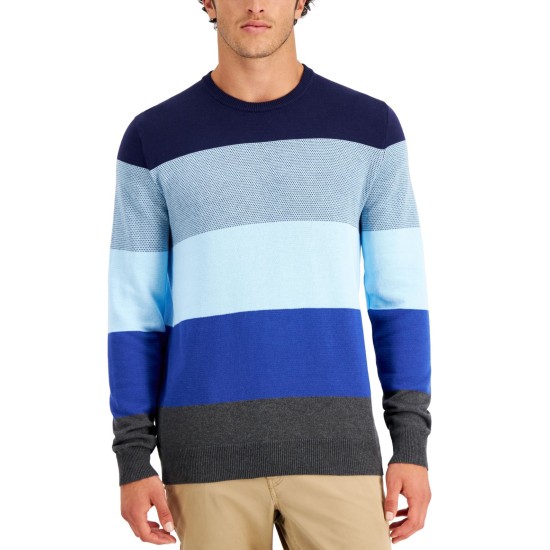  Men’s Striped Lightweight Sweater