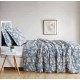  Florence 3-Piece King Comforter Set Bedding, Navy