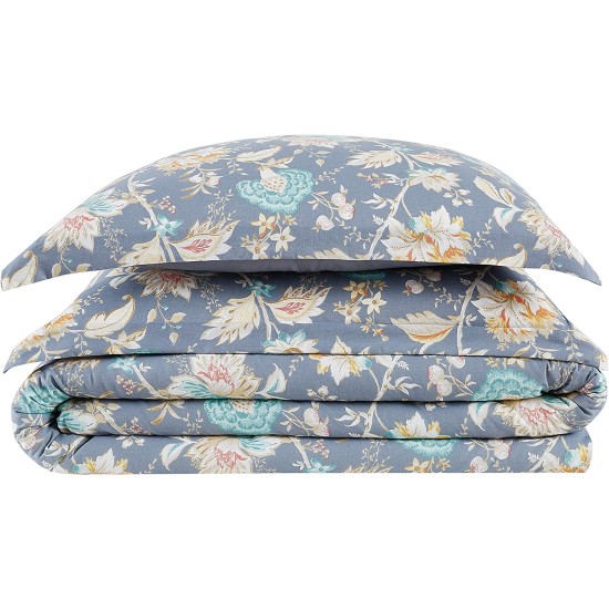  Florence 3-Piece King Comforter Set Bedding, Navy