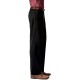  Mens Black Stretch Relaxed Fit Cotton Pants 40W/ 32L