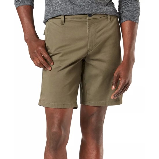  Men’s Ultimate Supreme Flex Stretch Solid Shorts, Earth Moss, 42W
