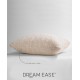 DreamEase Sherpa Comfort Pillow, Ivory, 20×28