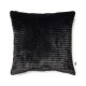 Drew & Jonathan Home Cut Faux Fur Solid Decorative Pillow, 20 X 20,Black