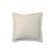  Poplin Tailored Pillow Euro Sham Bedding, Ivory