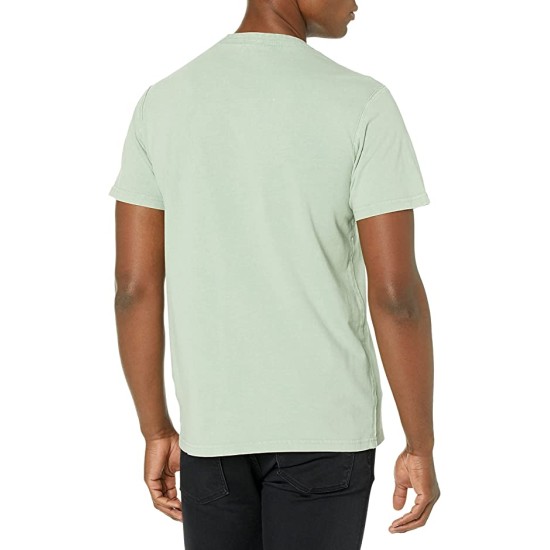  Men’s College Crewneck Short Sleeve Tee, Green, Large