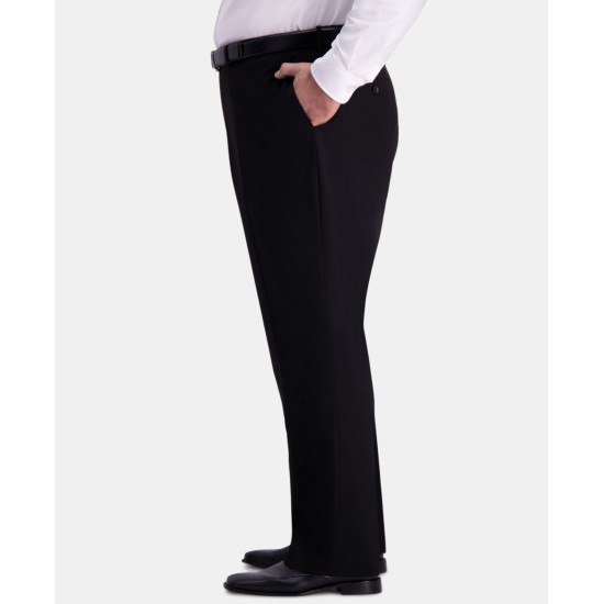  Mens Big & Tall Classic-Fit Stretch Flat-Front Dress Pants, 60X30 