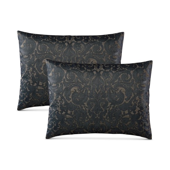  Daleena 14-Pc. Damask Jacquard Queen Comforter Set