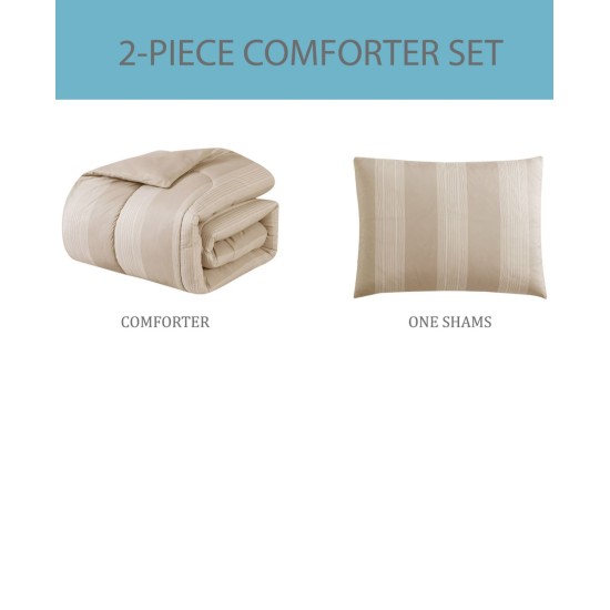  Harland 2-Pc. Reversible Twin Comforter Set Bedding
