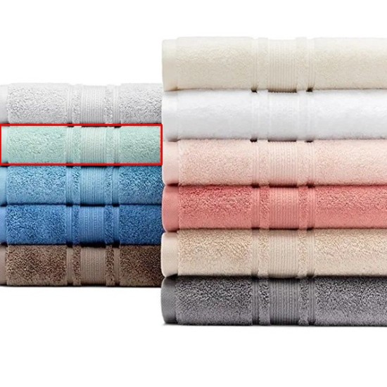  Supima Bath Towel, French mint, 30×57