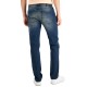  Men’s Tinted Slim-Fit Straight-Legged Jeans, Navy, 32 Reg