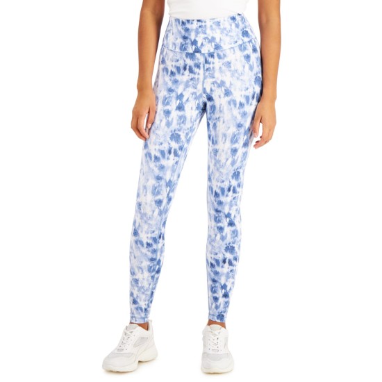 s Womens Tie-Dyed Compression Leggings