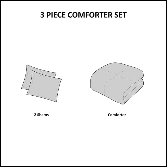  Imani 3 Piece Comforter Set