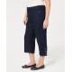  Plus Size Denim Capri Pants – Dark Blue