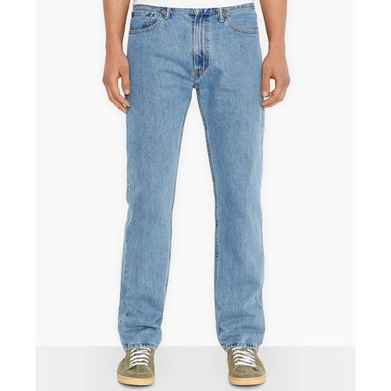 Levi’s Mens 505 Regular Straight Fit Non-Stretch Jeans