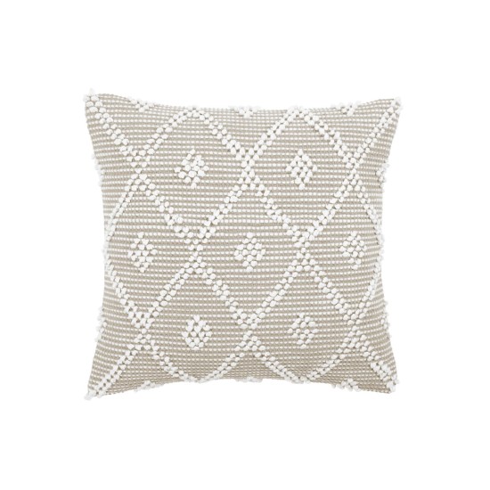  Adelyn Decorative Pillow, 20″ x 20″, Beige
