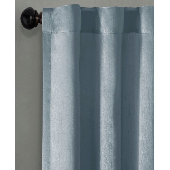  Andora Embroidered Window Panel, 50″ x 95″, Blue