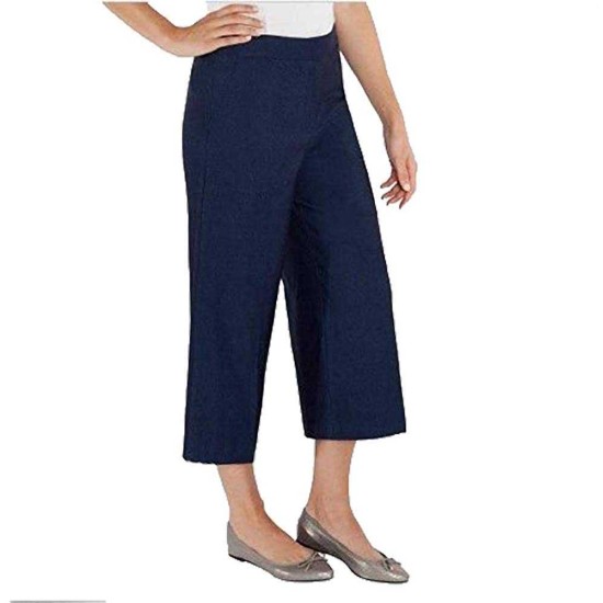  Italy Women’s Crop Pants (Denim, 4×23)