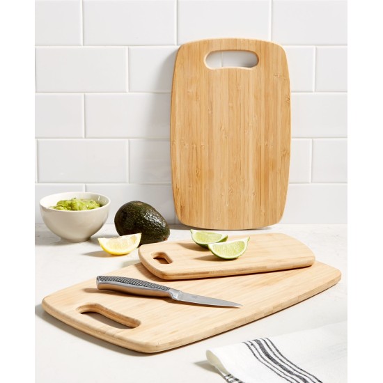  Cutting Boards, Bamboo Set of 3