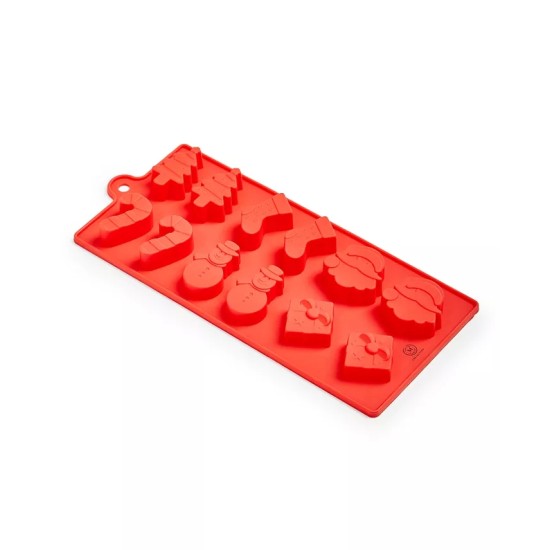  Holiday Collection, Silicone Ice Tray in Red