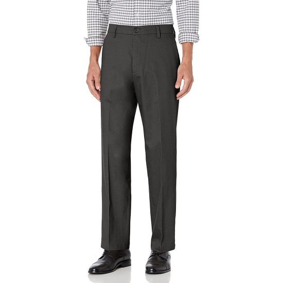 Men’s  Relaxed-Fit Signature Khaki Lux Cotton Stretch Pants, Size: 34X29,